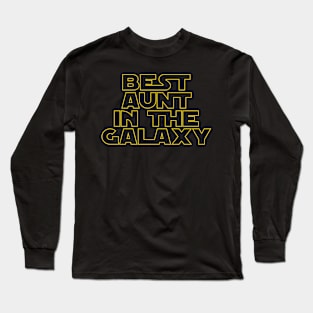 Best Aunt in the Galaxy Long Sleeve T-Shirt